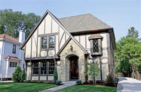 tudor style front porch|tudor style exterior colors.